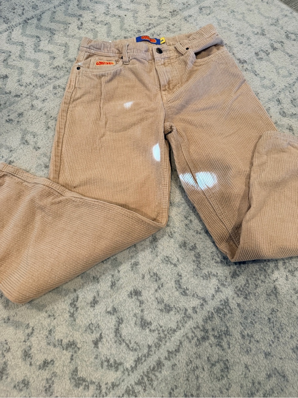Corduroy Pants in Camel Brown